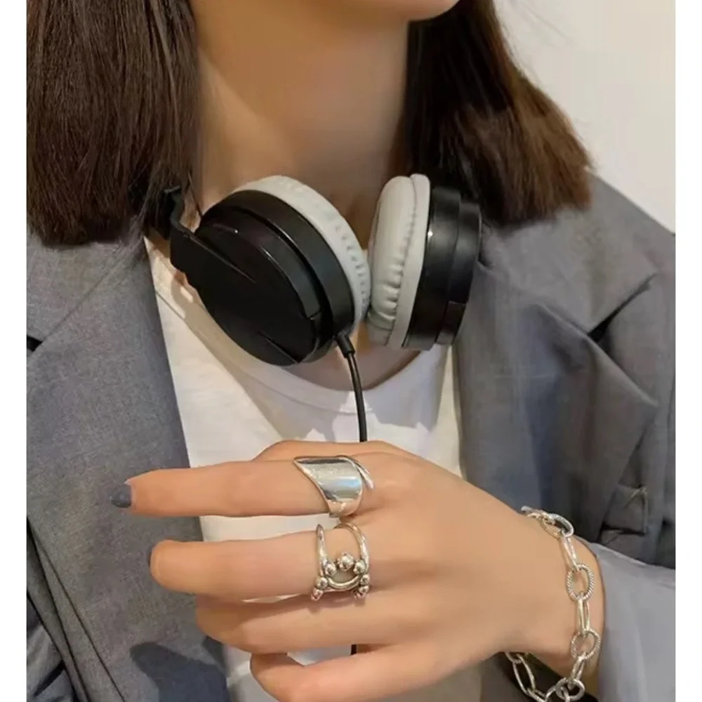 925 Sterling Adjustable‎ Bead Ball Ring